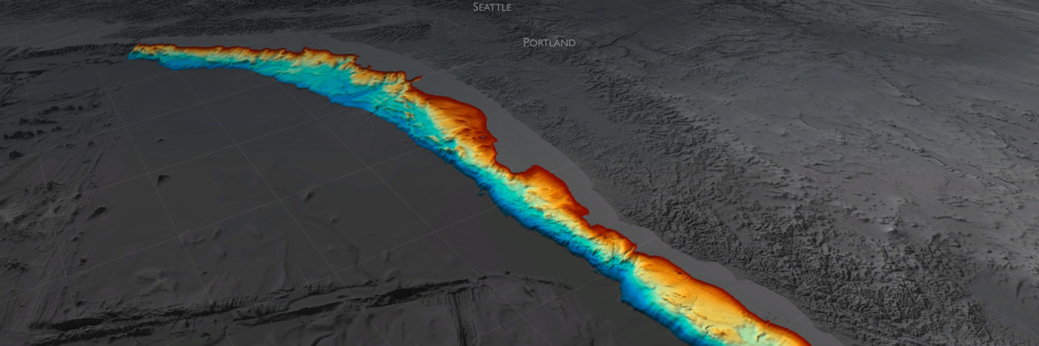 Subduction Zone Image off West Coast