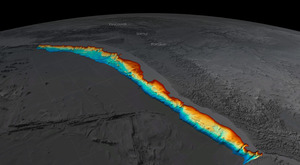 Subduction Zone Image off West Coast